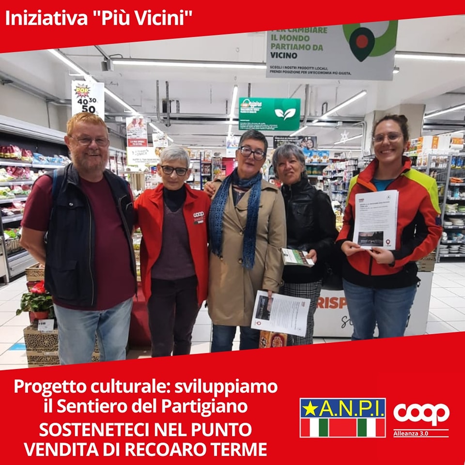 Coop e Anpi per il Sentiero del Partigiano